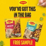 Free Maggi Butter Chicken / Mexican Chicken Samples